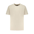 Beige Cotton Men T-Shirt