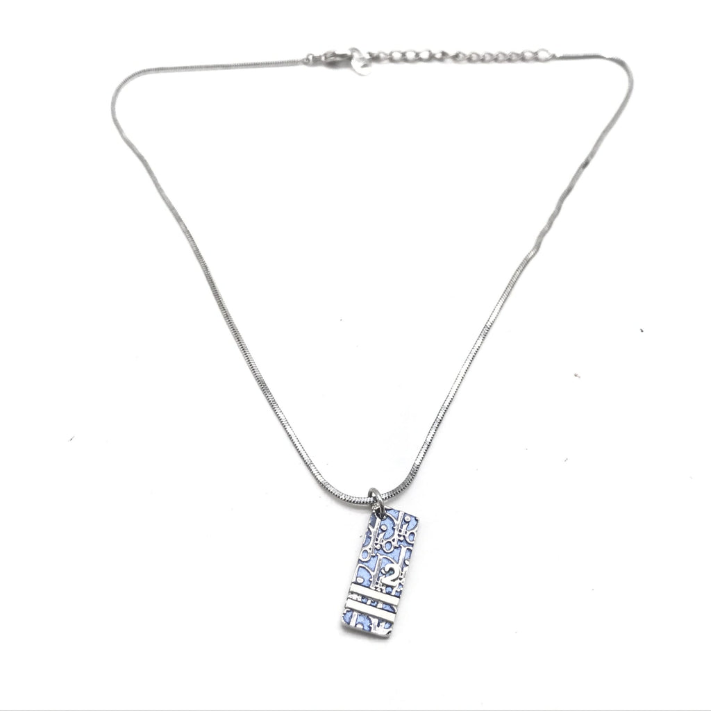 Blue Trotter Pendant Necklace