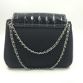 Chocolate Bar Patent Leather Shoulder Bag