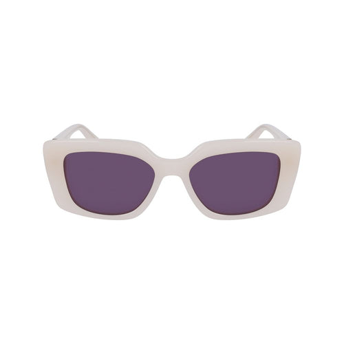 Beige Acetate Sunglasses
