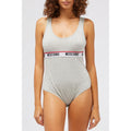 Gray Cotton Bodysuit