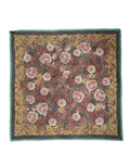 Multicolor Floral Cashmere Square Stole 134cmx134cm Scarf