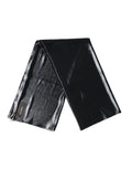Black Silk Lurex Foulard Wrap Shawl 119cm x 117.5cm  Scarf