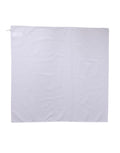 White Cotton Wrap Square Shawl Stole 71cm x 70cm  Scarf