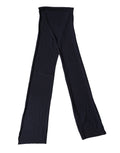 Black Wool Knitted Shawl Neck Wrap 200cm x 25cm  Scarf