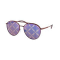 Brown Metal Sunglasses