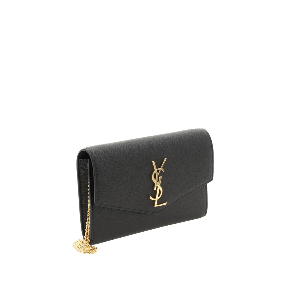 Black Calf Leather Bos Taurus Shoulder Bag