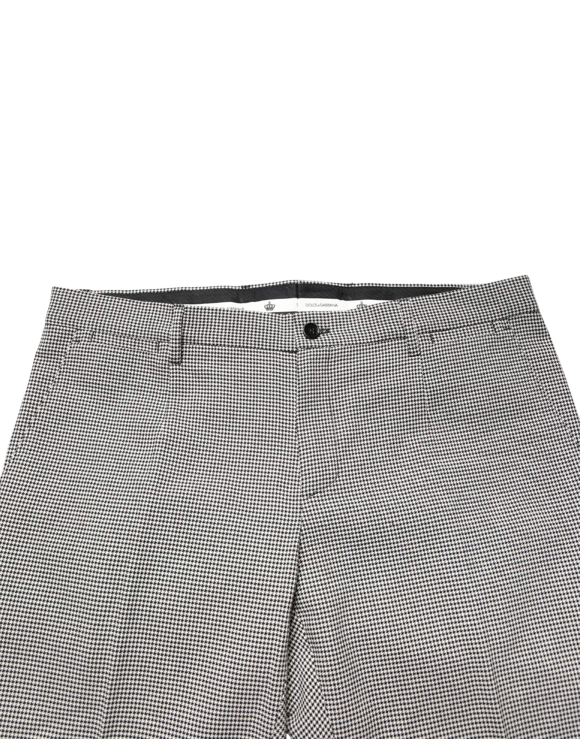 Gray Cotton Skinny Dress Formal Trouser Pants