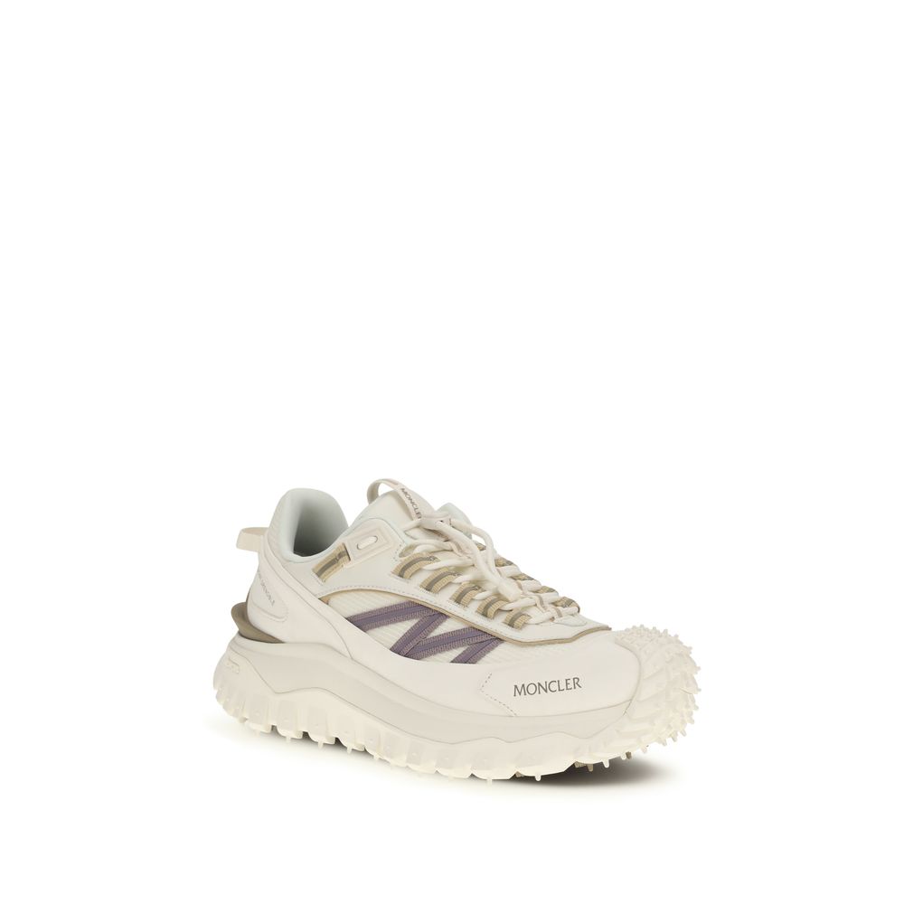 White Calf Leather Bos Taurus Athletic Sneakers