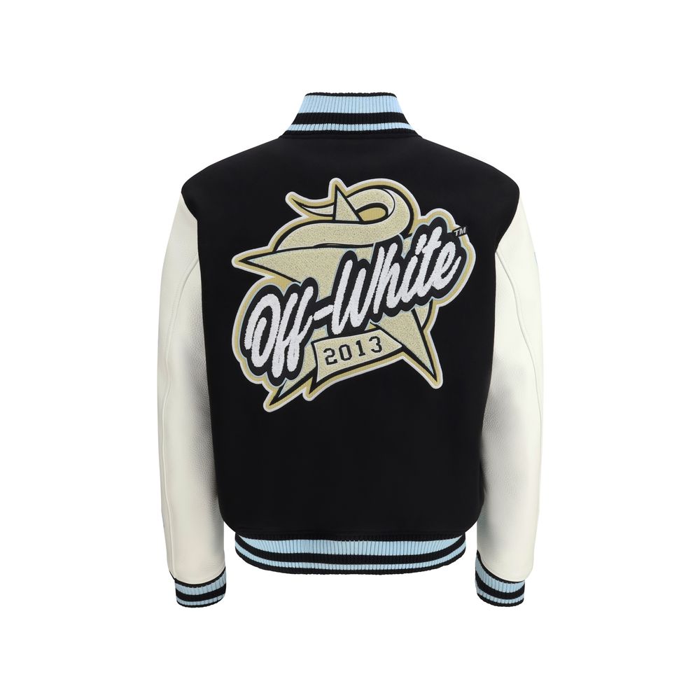 Black Wool Bomber