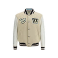 Beige Wool Bomber