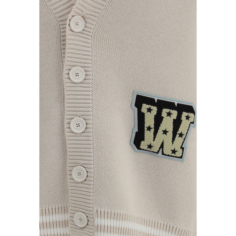 Beige Cotton Cardigan