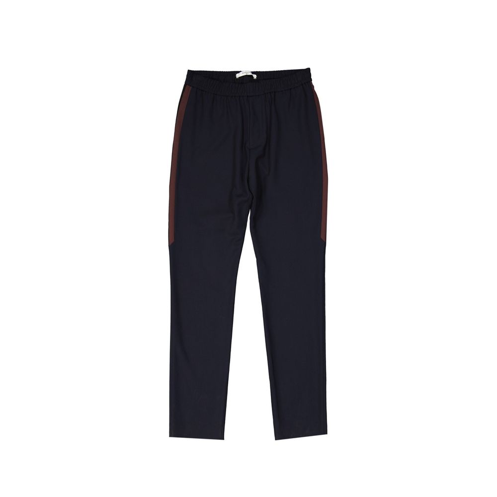 Blue Wool Pants