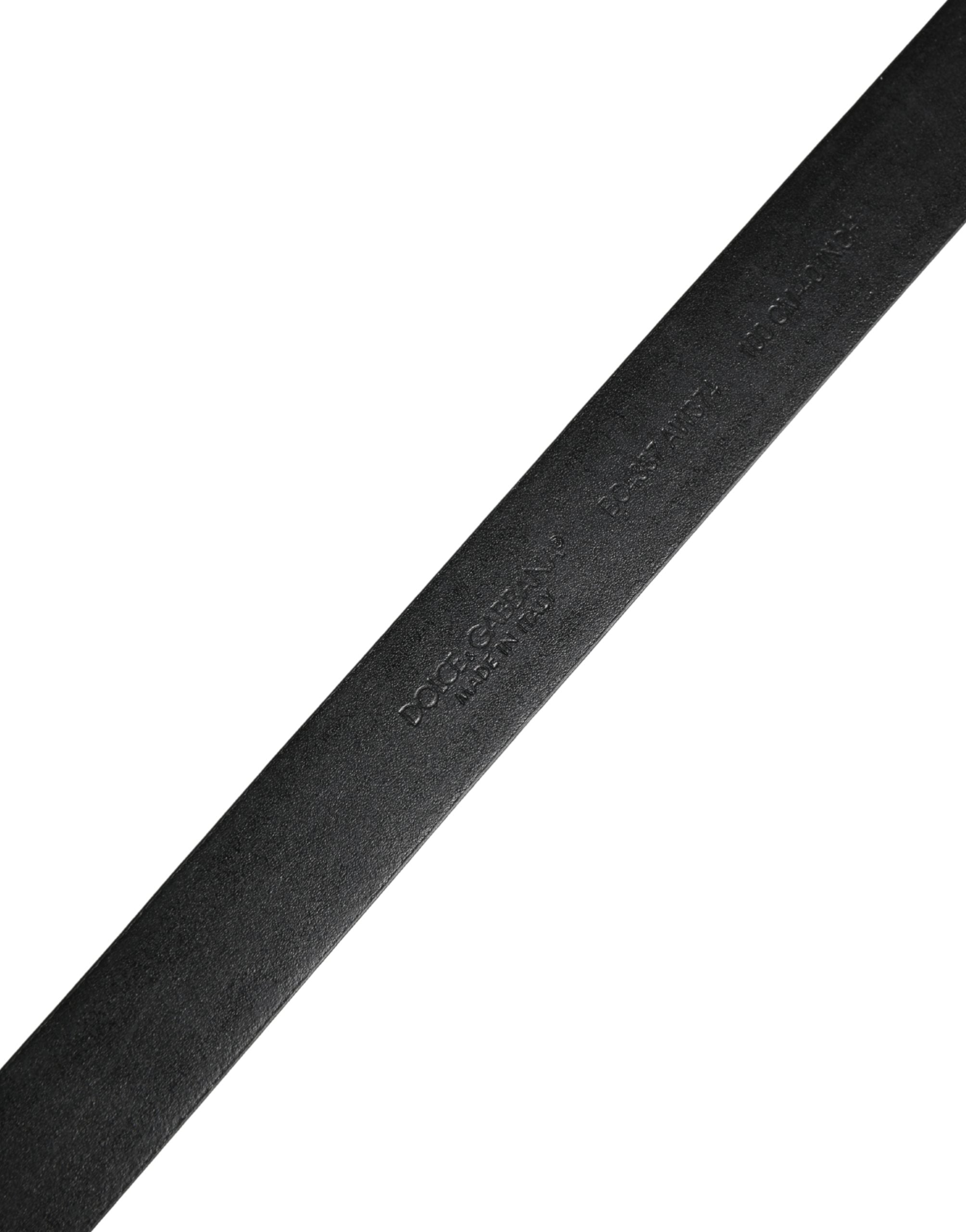 Men Black Classic Leather Metal Buckle Belt