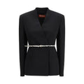 Black Triacetate Coat