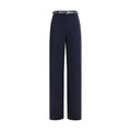Blue Triacetate Casual Pants