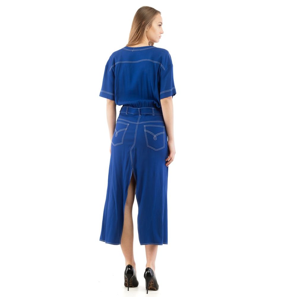 Multicolor Marabou Casual Dress