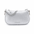 Gray Fur Shoulder Bag