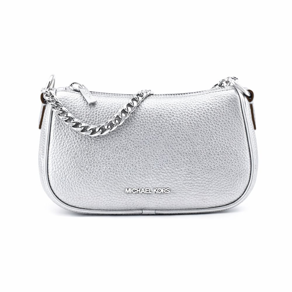 Gray Fur Shoulder Bag