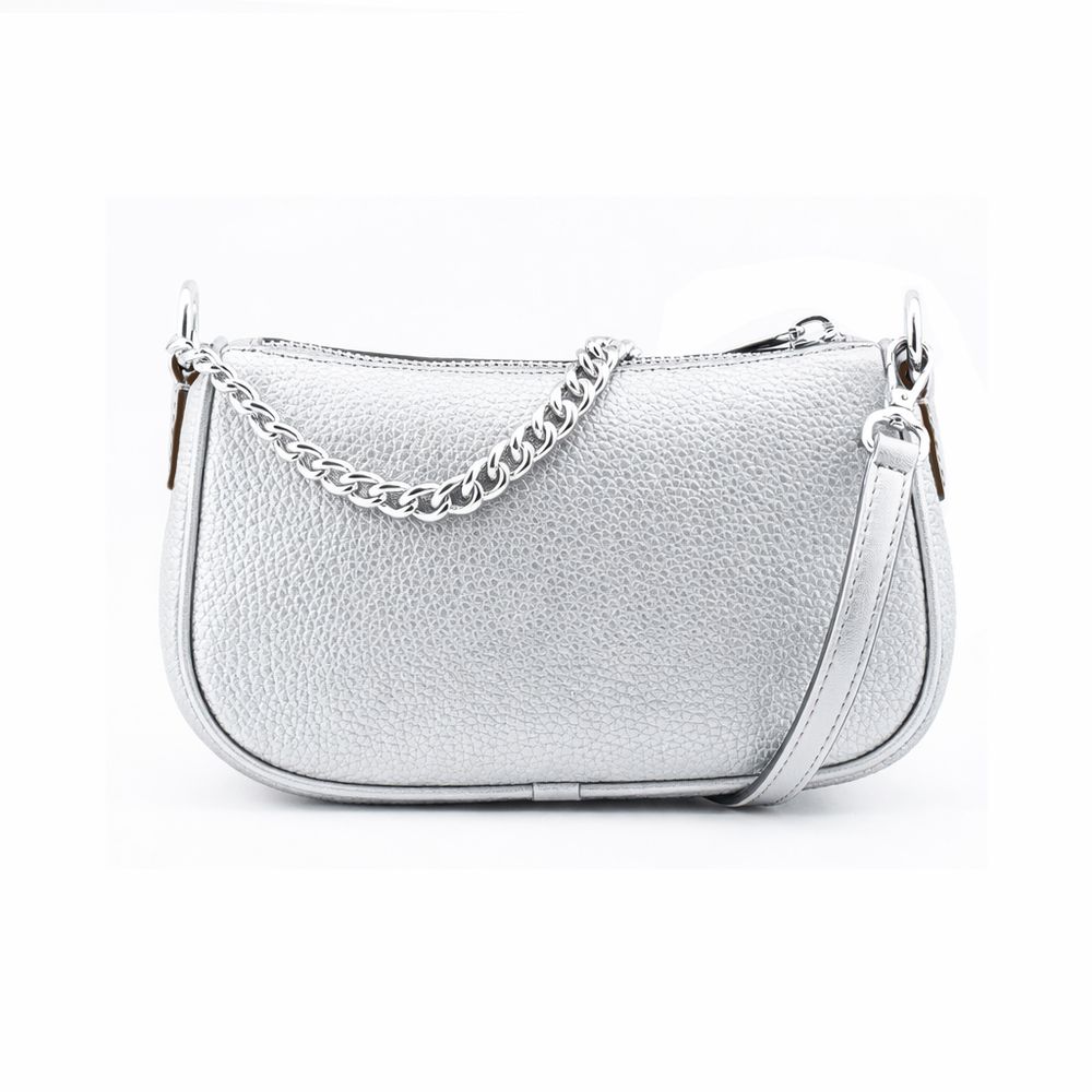 Gray Fur Shoulder Bag
