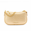 Gold Fur Shoulder Bag