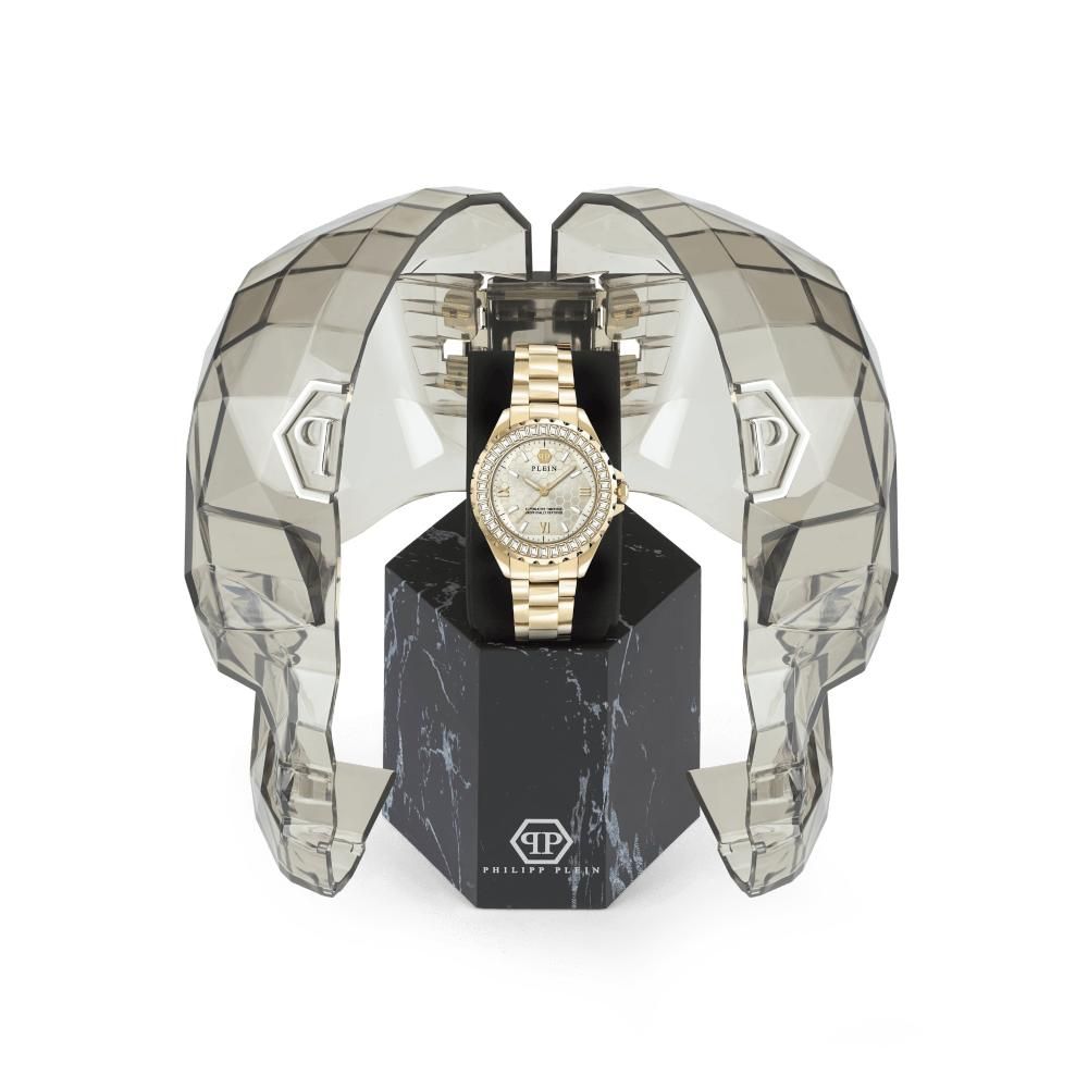 Gold Stainless Steel Dress Watch