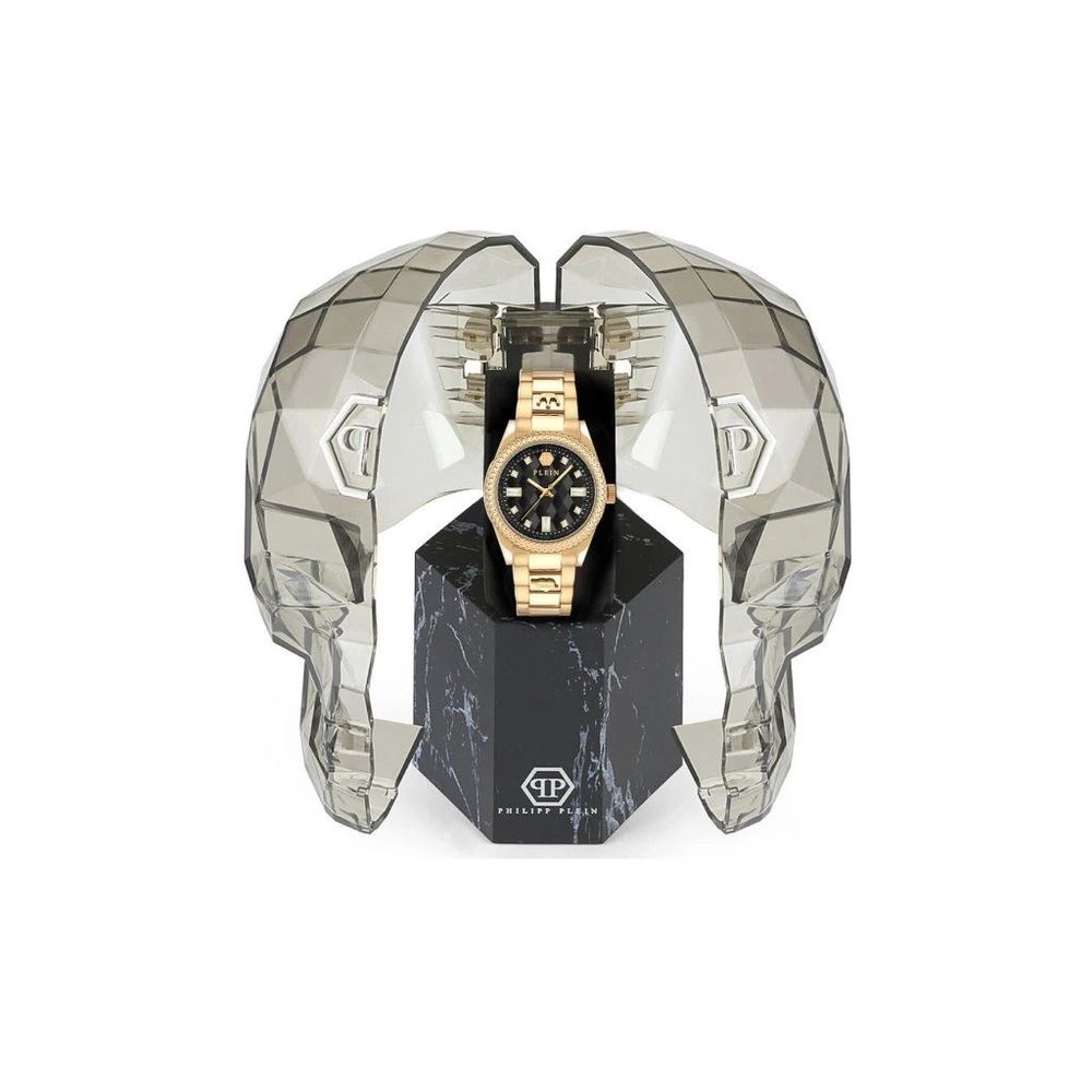Gold Stainless Steel Dress Watch
