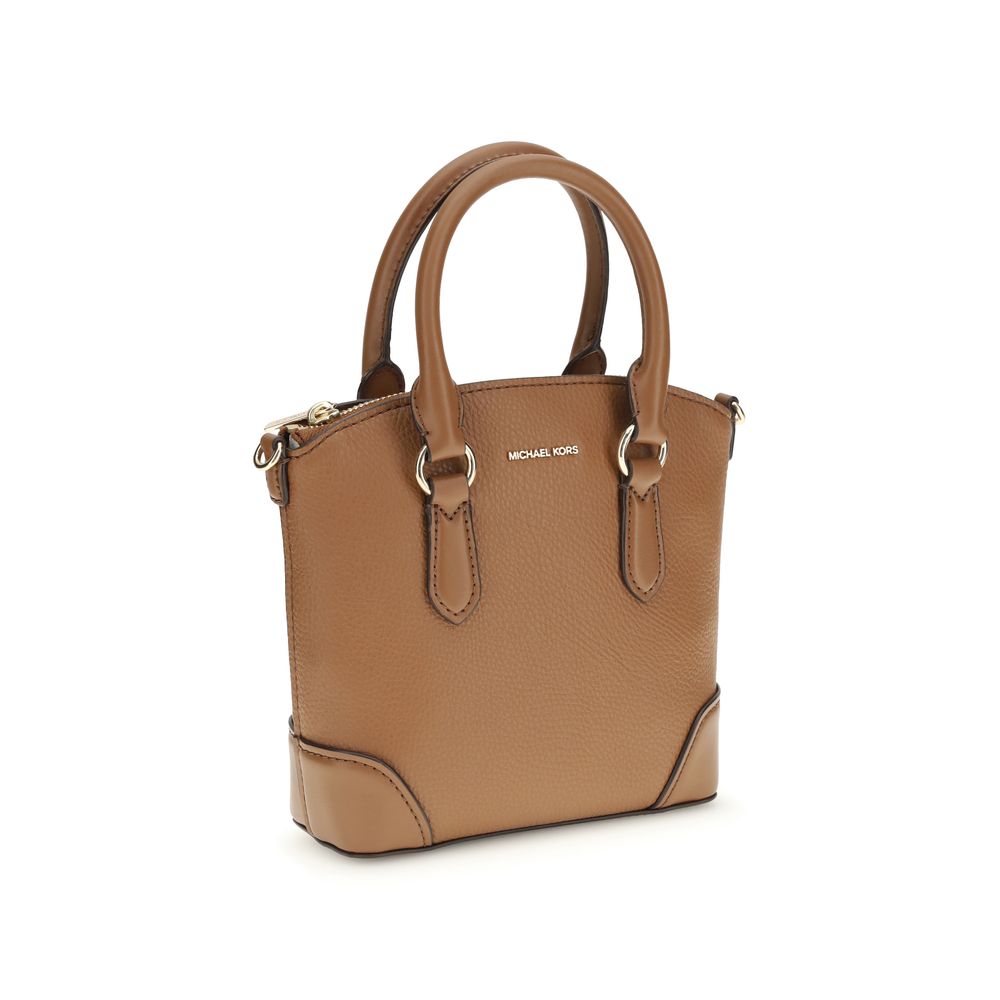 Beige Calf Leather Bos Taurus Shoulder Bag