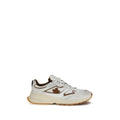 White Calf Leather Bos Taurus Athletic Sneakers