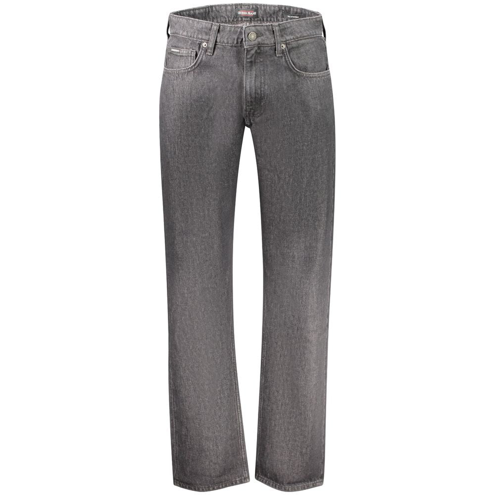 Black Cotton Men's Jean