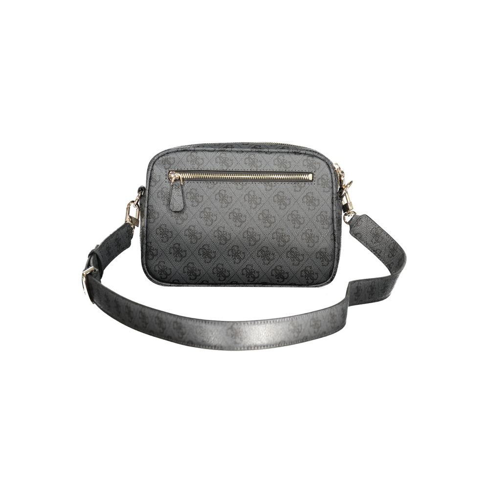 Black Faux Leather Women Handbag