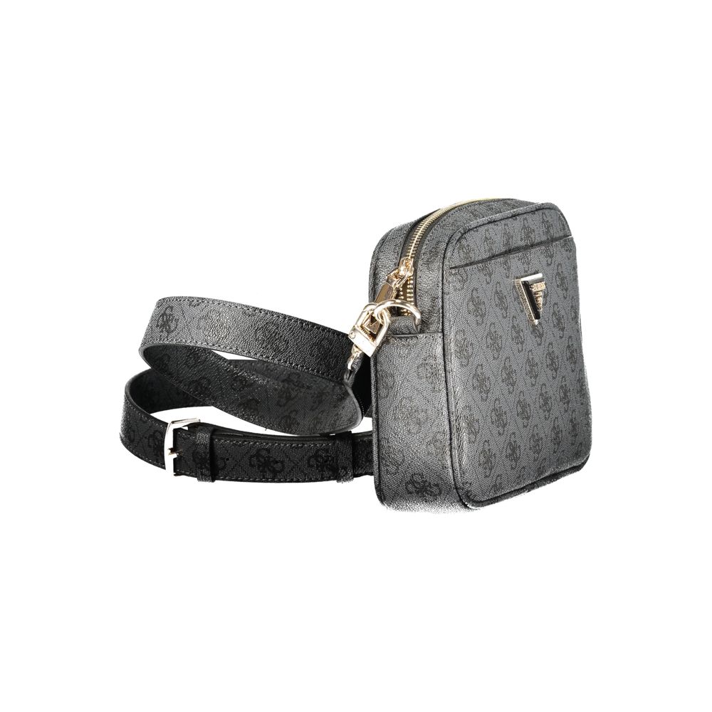 Black Faux Leather Women Handbag