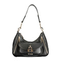 "Nero Poliuretano Women Handbag"