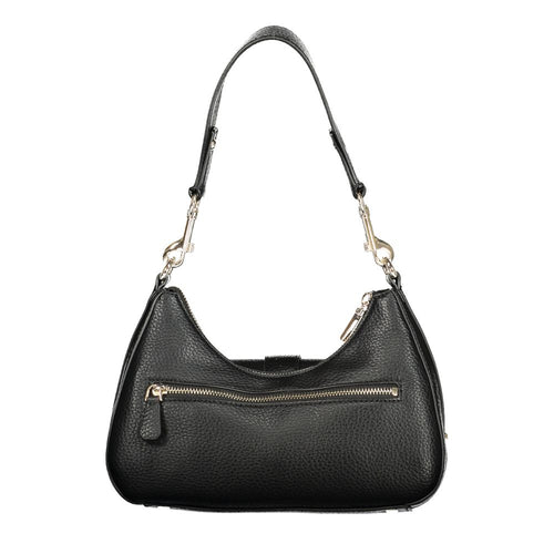 "Nero Poliuretano Women Handbag"