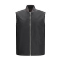 Brown Polyamide Sleveless Jacket
