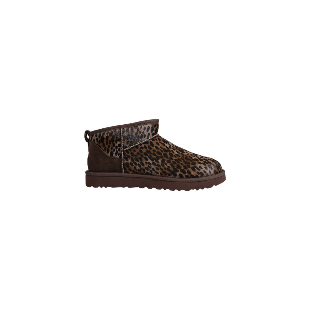 Brown Suede Leather Ankle Boots