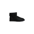 Black Suede Leather Ankle Boots