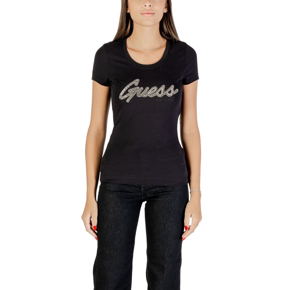 Black Cotton T-Shirt
