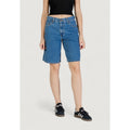 Blue Cotton Shorts