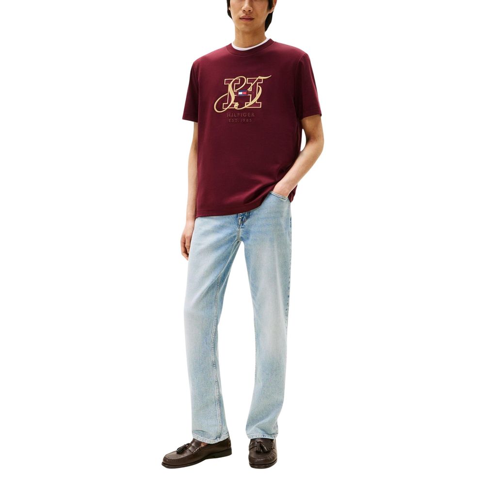 Bordeaux Cotton T-Shirt