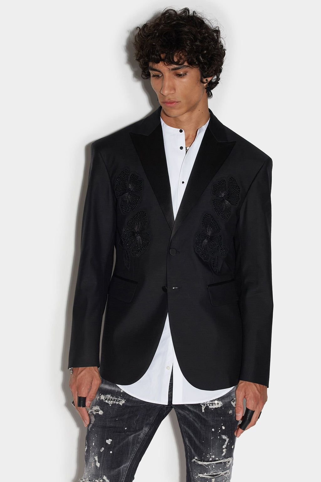 Black Fibres Blazer