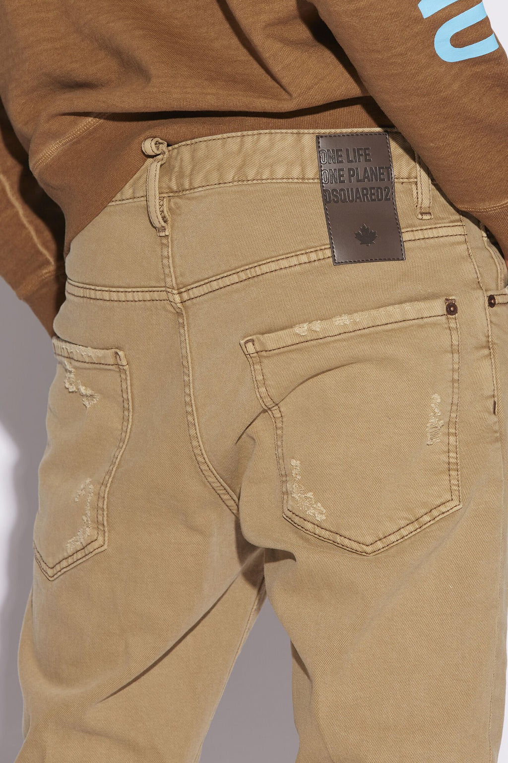 Beige Fibres Hoodie