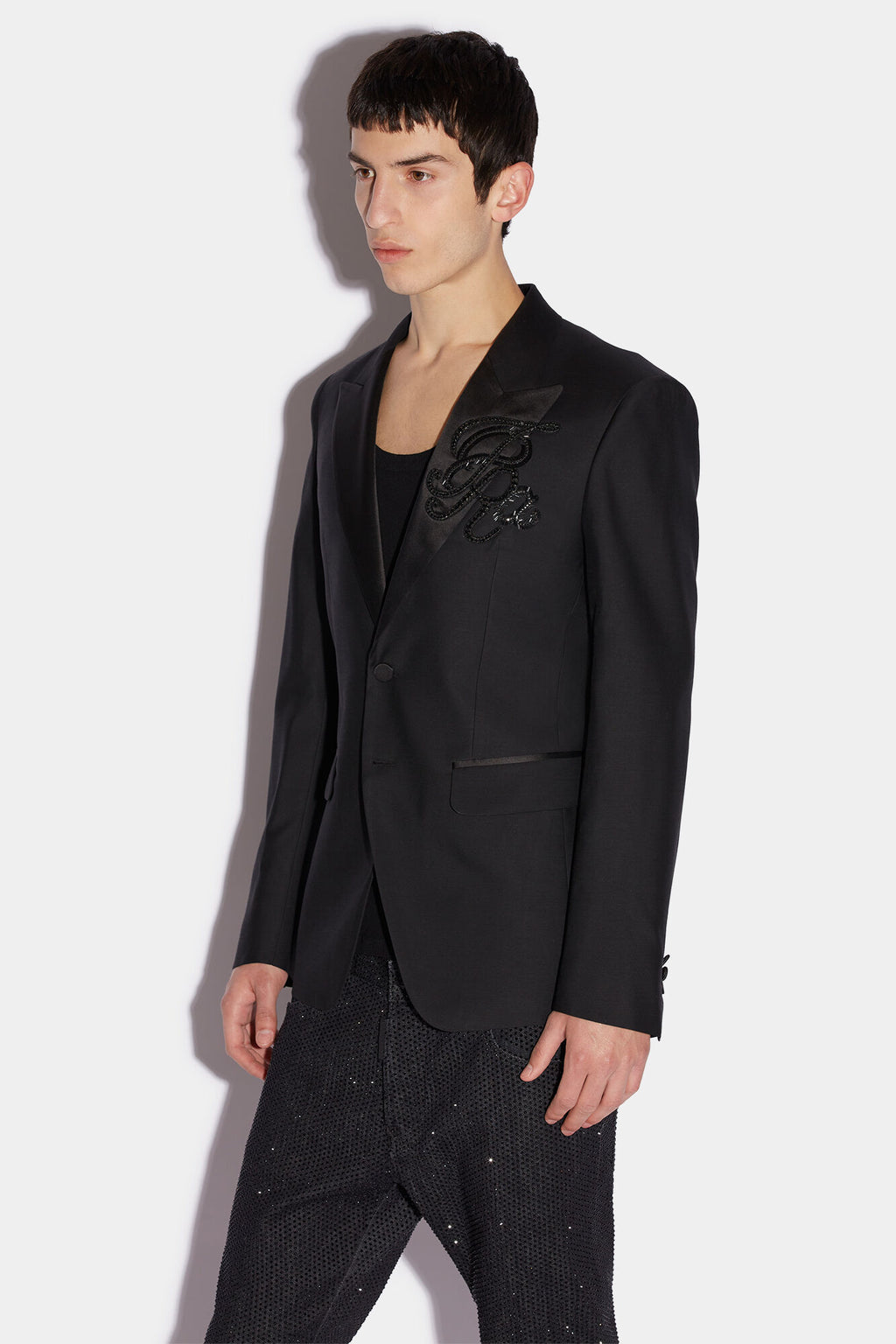 Black Fibres Blazer
