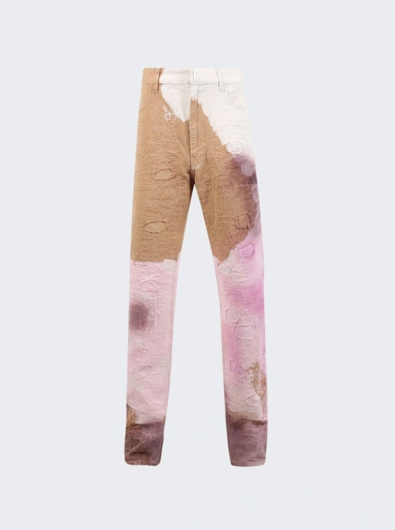 Bicolor Fibres Jeans Denim