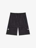 Black Fibres Cargo Shorts