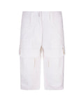 White Fibres Cargo Shorts