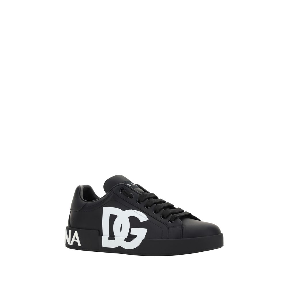 Black Rubber Sneakers