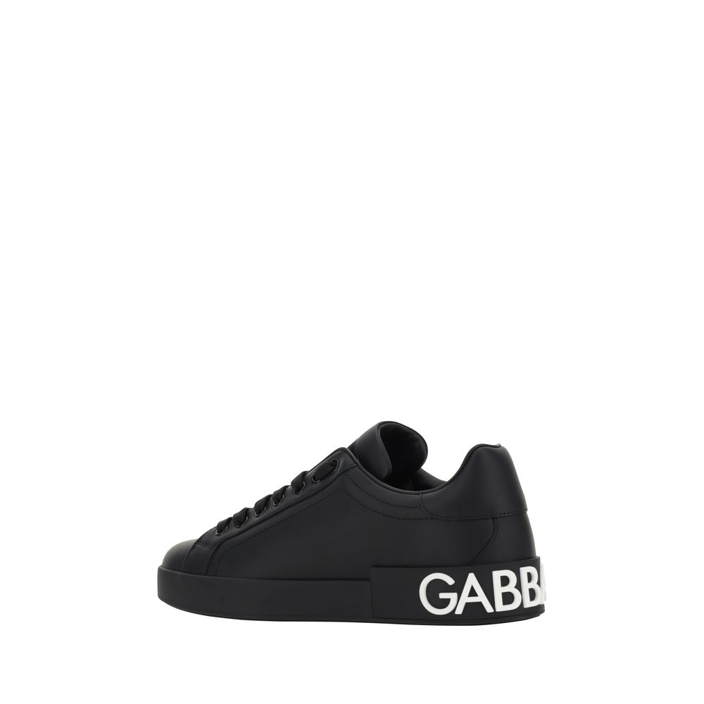 Black Rubber Sneakers