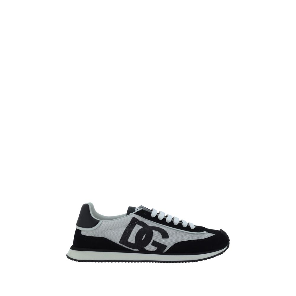 White Rubber Low Top Sneakers