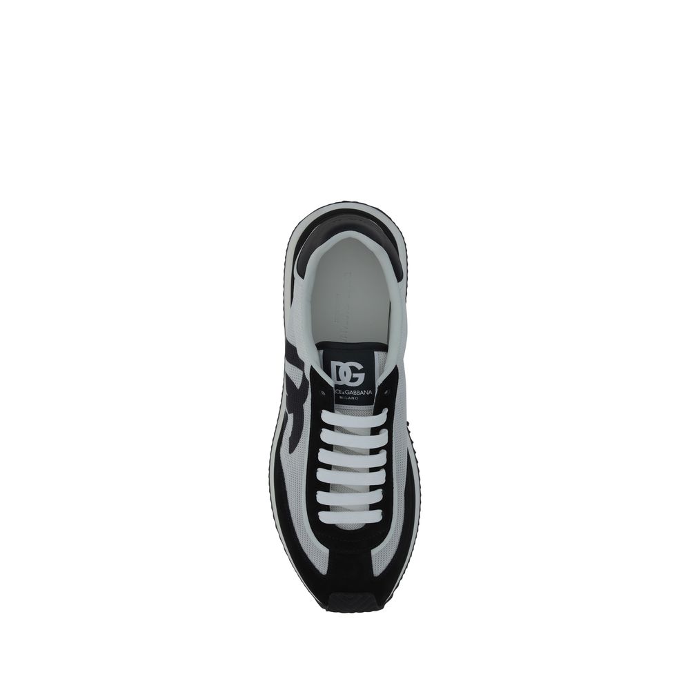 White Rubber Low Top Sneakers